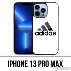 Funda para iPhone 13 Pro Max - Logo Adidas Blanco
