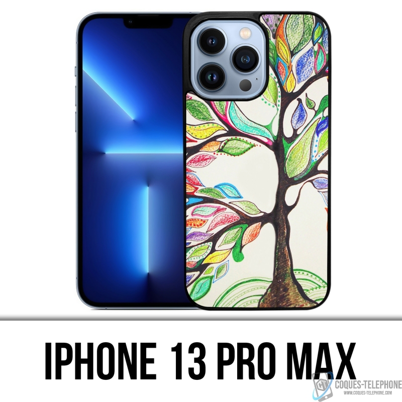 Coque iPhone 13 Pro Max - Arbre Multicolore