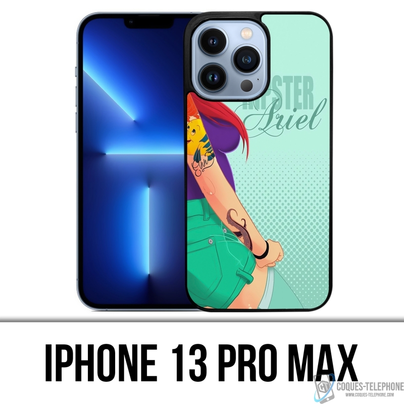 Coque iPhone 13 Pro Max - Ariel Sirène Hipster