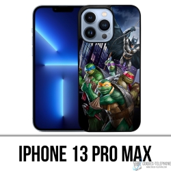 Coque iPhone 13 Pro Max - Batman Vs Tortues Ninja
