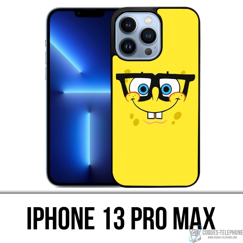 Coque iPhone 13 Pro Max - Bob Éponge Lunettes