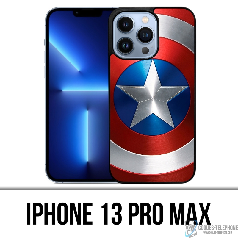 Coque iPhone 13 Pro Max - Bouclier Captain America Avengers