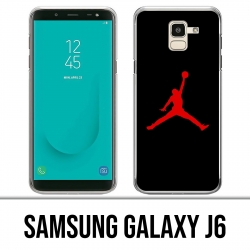 Coque Samsung Galaxy J6 - Jordan Basketball Logo Noir