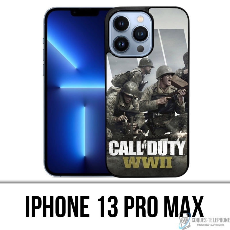 Custodia per iPhone 13 Pro Max - Personaggi di Call Of Duty Ww2