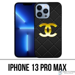 IPhone 13 Pro Max Case - Chanel Logo Leder