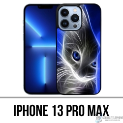 Coque iPhone 13 Pro Max - Chat Blue Eyes