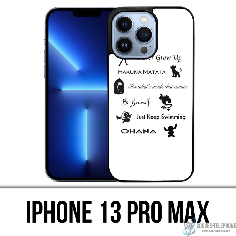 Coque iPhone 13 Pro Max - Citations Disney