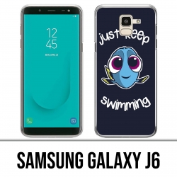 Samsung Galaxy J6 Hülle - Schwimmen Sie einfach weiter