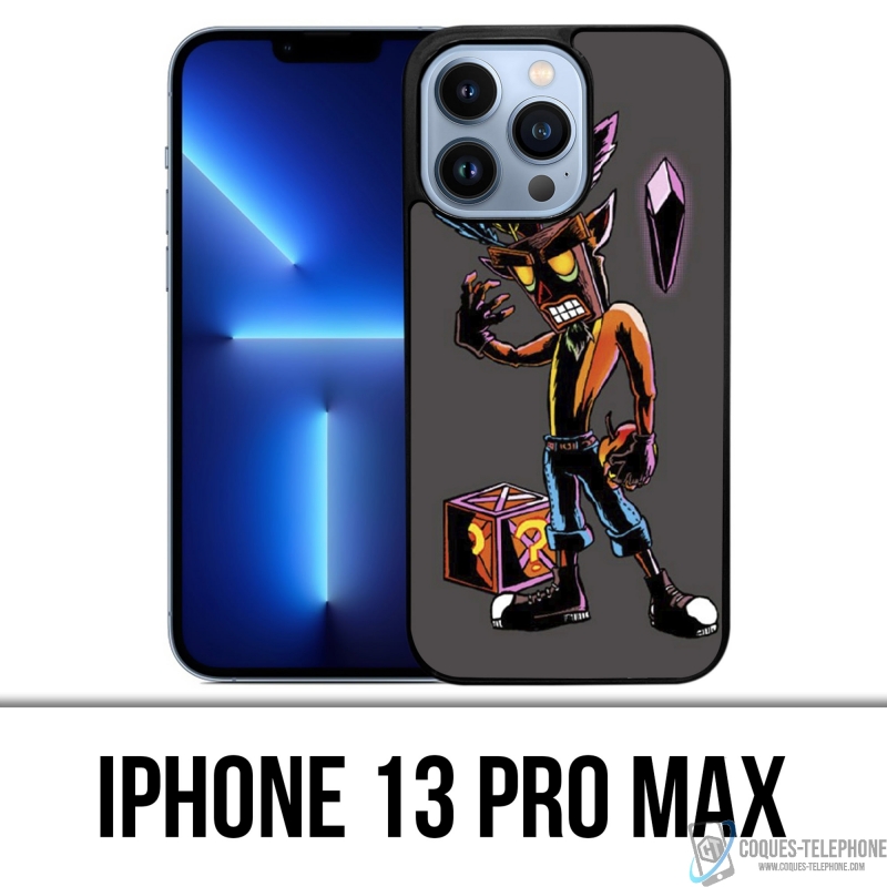 Funda para iPhone 13 Pro Max - Máscara Crash Bandicoot