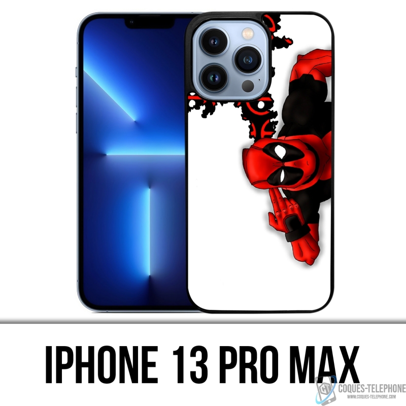 Coque iPhone 13 Pro Max - Deadpool Bang