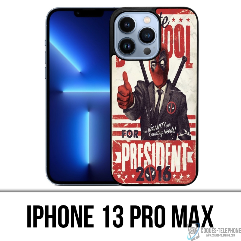 Funda para iPhone 13 Pro Max - Presidente de Deadpool