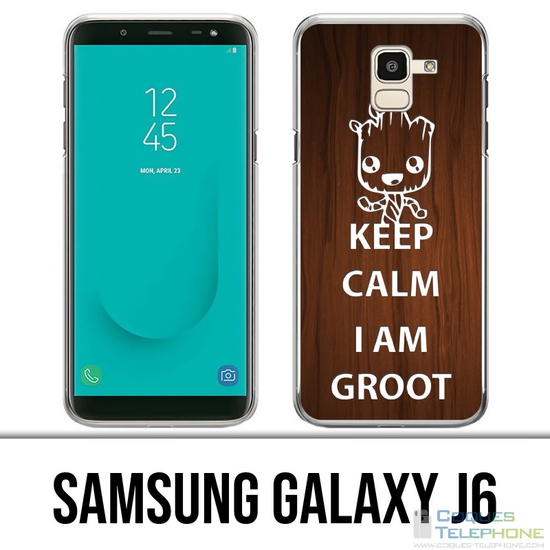 Carcasa Samsung Galaxy J6 - Mantenga la calma Groot