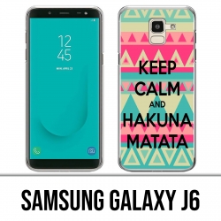 Coque Samsung Galaxy J6 - Keep Calm Hakuna Mattata