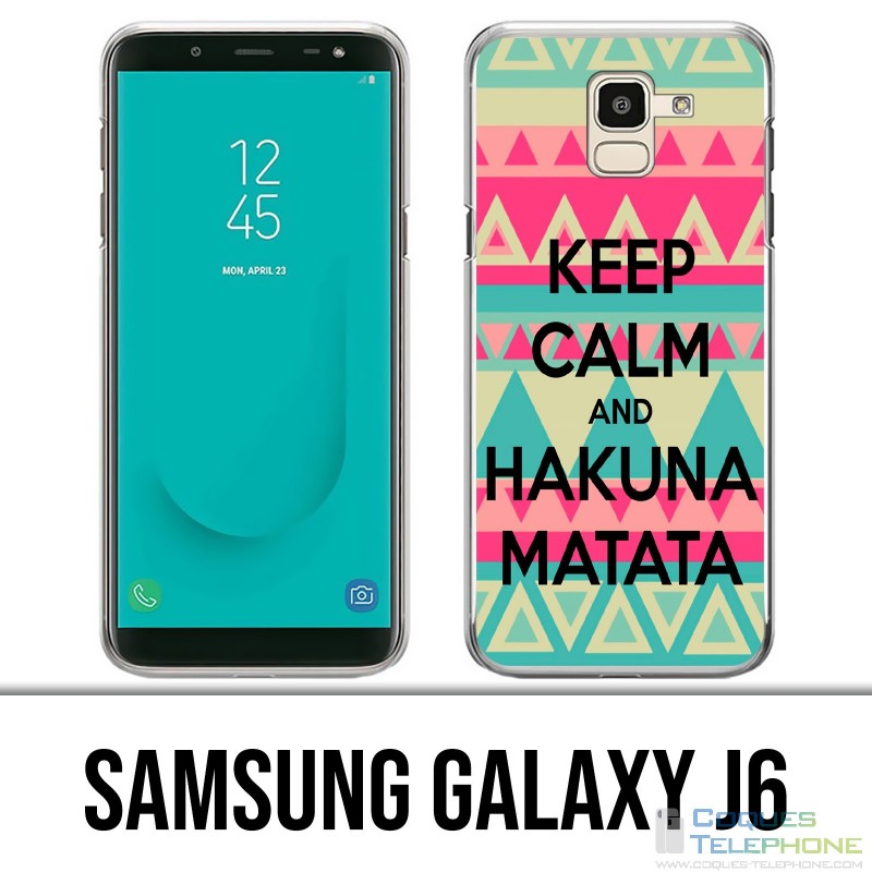 Samsung Galaxy J6 Case - Keep Calm Hakuna Mattata
