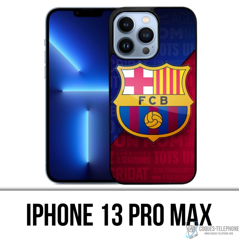 Coque iPhone 13 Pro Max - Football Fc Barcelone Logo