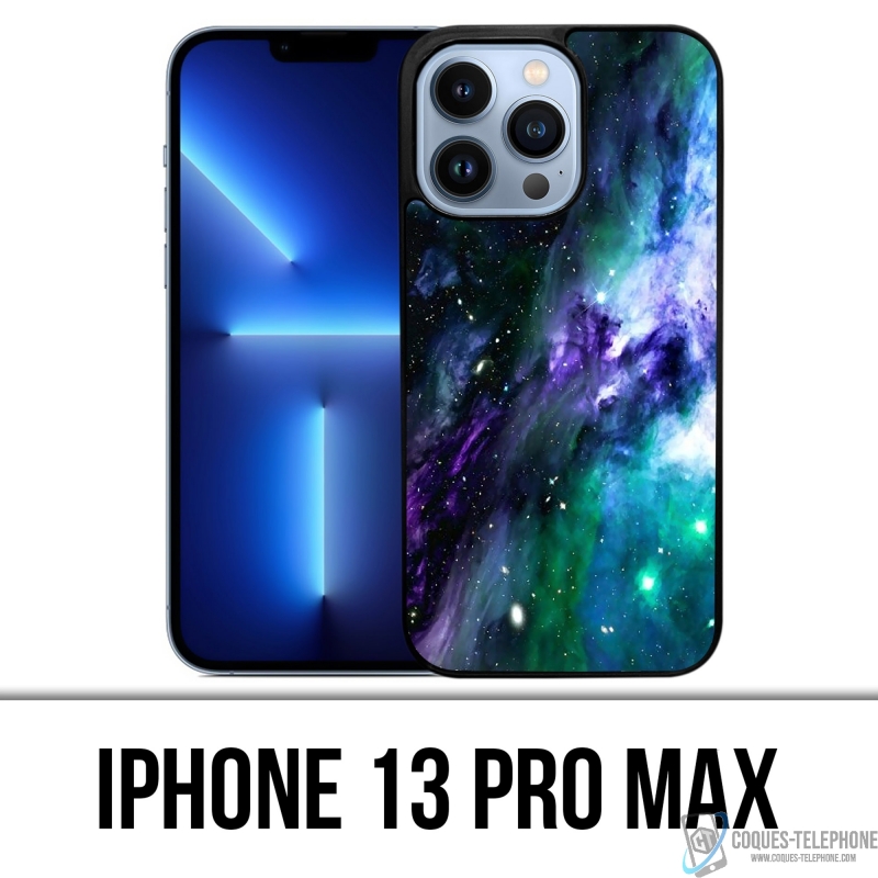 Coque iPhone 13 Pro Max - Galaxie Bleu