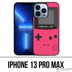 Coque iPhone 13 Pro Max - Game Boy Color Rose