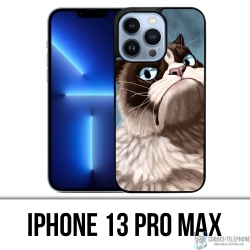 Custodia per iPhone 13 Pro Max - Gatto scontroso