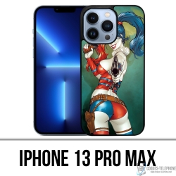 Coque iPhone 13 Pro Max - Harley Quinn Comics