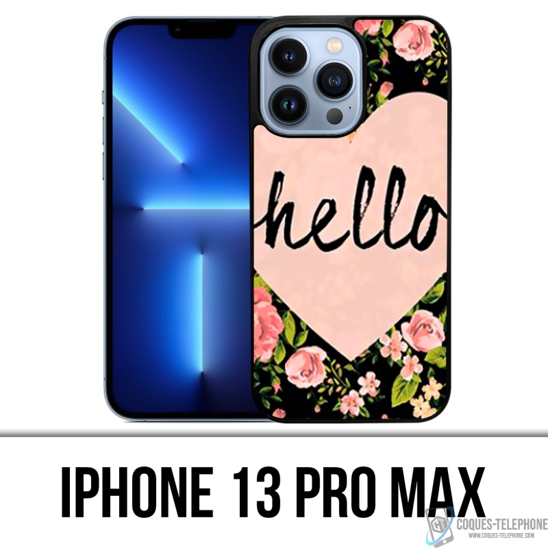 IPhone 13 Pro Max Case - Hallo Rosa Herz
