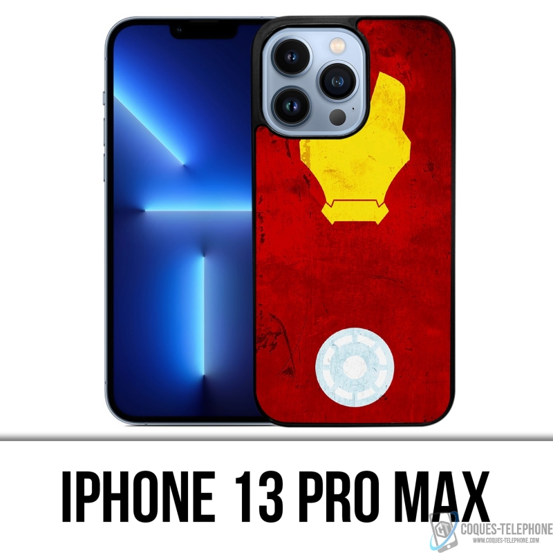 Funda para iPhone 13 Pro Max - Diseño artístico de Iron Man