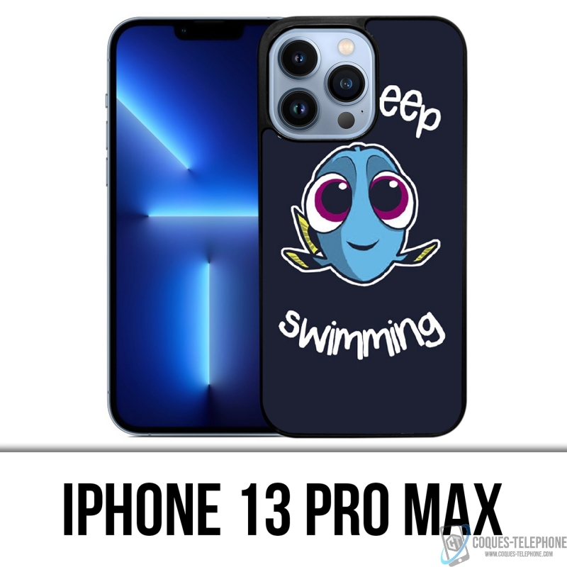 Coque iPhone 13 Pro Max - Just Keep Swimming