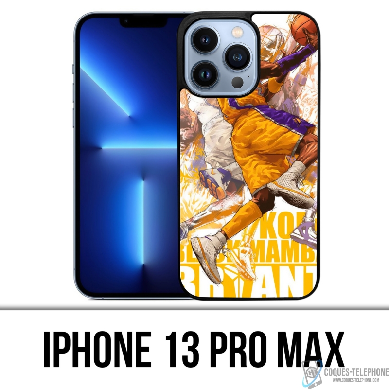 Carcasa para iPhone 13 Pro Max - Kobe Bryant Cartoon Nba