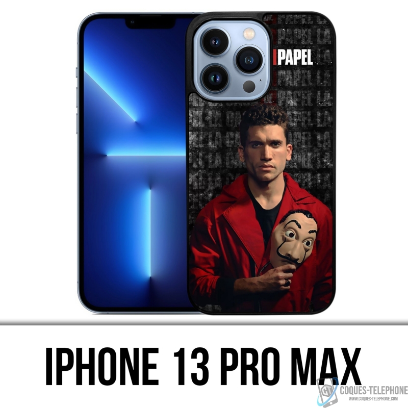 Funda para iPhone 13 Pro Max - La Casa De Papel - Denver Mask