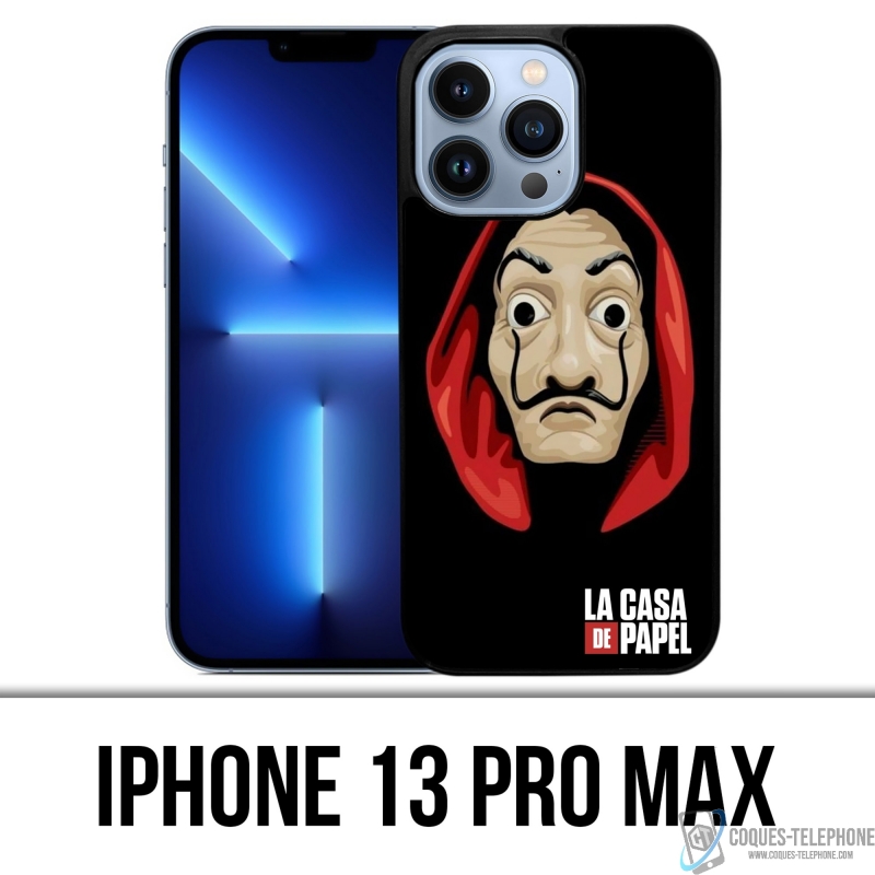 Funda iPhone 13 Pro Max - La Casa De Papel - Máscara Dalí