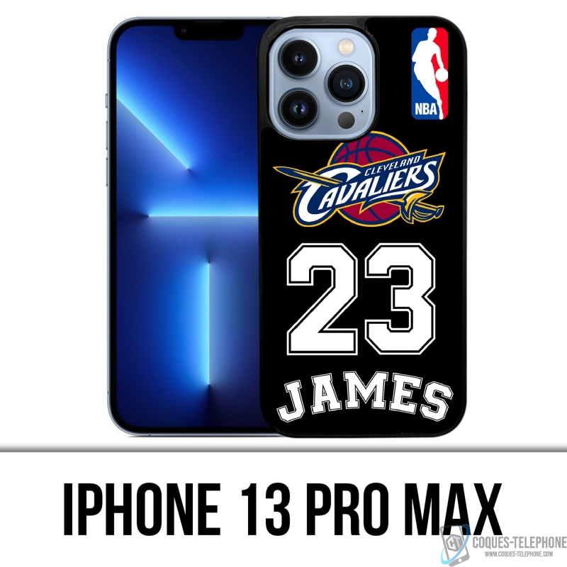 Coque iPhone 13 Pro Max - Lebron James Noir