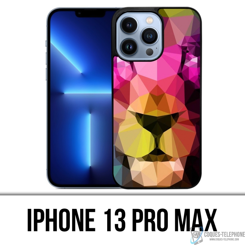 Funda para iPhone 13 Pro Max - León geométrico