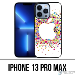 Coque iPhone 13 Pro Max - Logo Apple Multicolore