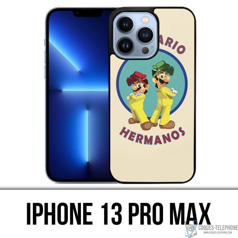 Coque iPhone 13 Pro Max - Los Mario Hermanos