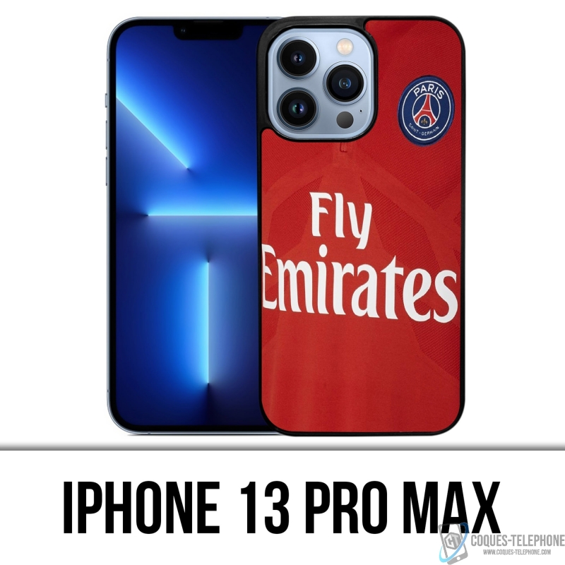 Coque iPhone 13 Pro Max - Maillot Rouge Psg