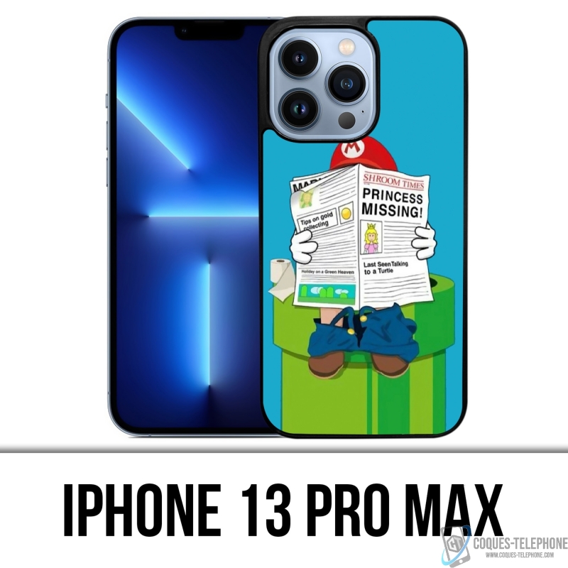 Coque iPhone 13 Pro Max - Mario Humour