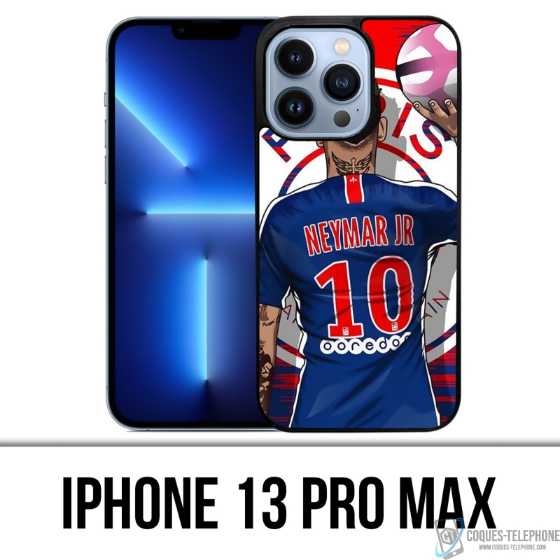 Cover iPhone 13 Pro Max - Neymar Psg Cartoon