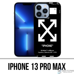 Custodia per iPhone 13 Pro Max - bianco sporco nero