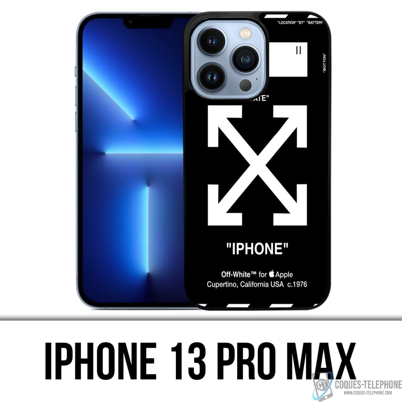 IPhone 13 Pro Max Case - Off White Schwarz