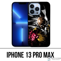 Coque iPhone 13 Pro Max - One Punch Man Splash