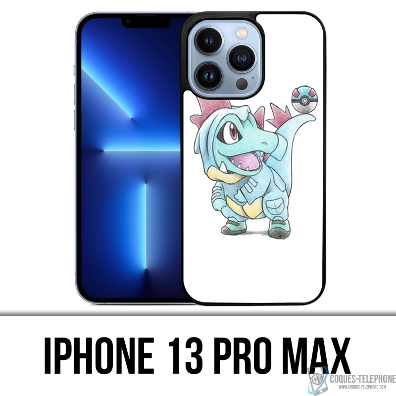 Coque iPhone 13 Pro Max - Pokémon Bébé Kaiminus