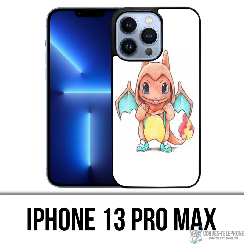 Coque iPhone 13 Pro Max - Pokemon Bébé Salameche