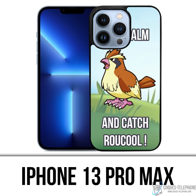 Cover iPhone 13 Pro Max - Pokémon Go Catch Roucool