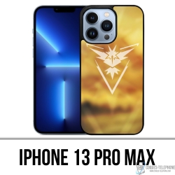 Cover iPhone 13 Pro Max - Pokémon Go Team Giallo Grunge