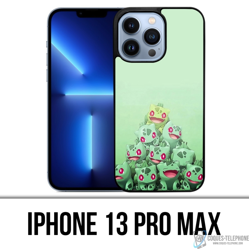 Funda para iPhone 13 Pro Max - Pokémon Montaña Bulbasaur