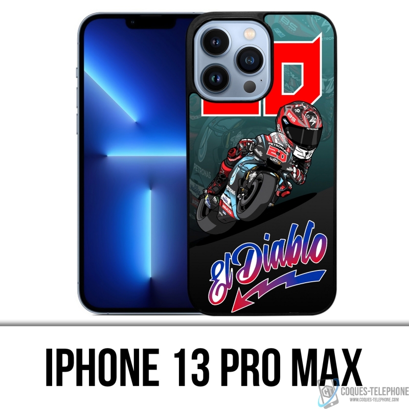 Funda para iPhone 13 Pro Max - Quartararo Cartoon