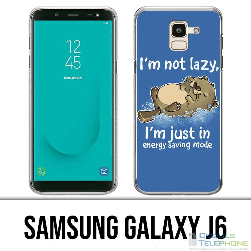 Coque Samsung Galaxy J6 - Loutre Not Lazy