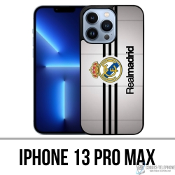 Coque iPhone 13 Pro Max - Real Madrid Bandes