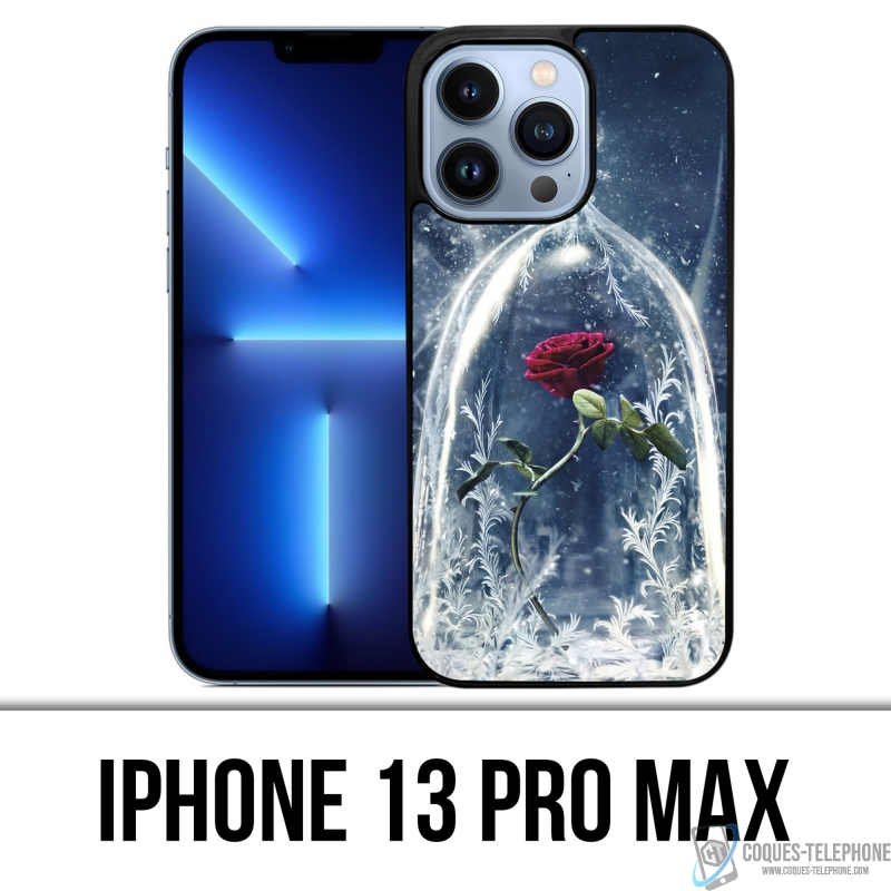 Funda para iPhone 13 Pro Max - Rose Belle Et La Bete