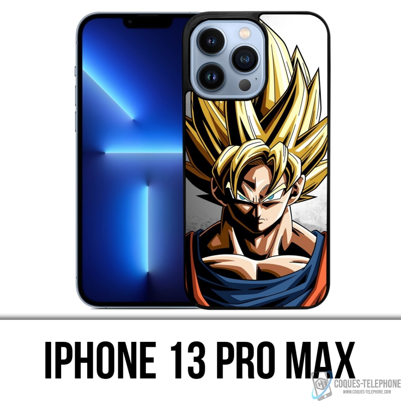 Coque iPhone 13 Pro Max - Sangoku Mur Dragon Ball Super