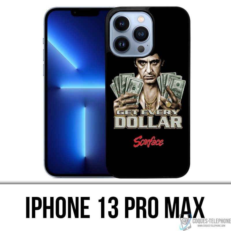 Coque iPhone 13 Pro Max - Scarface Get Dollars